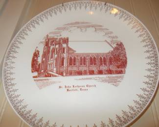 Bartlett Lutheran church plates