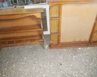 China hutch and bed pieces