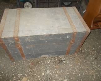 Old trunk with great latches