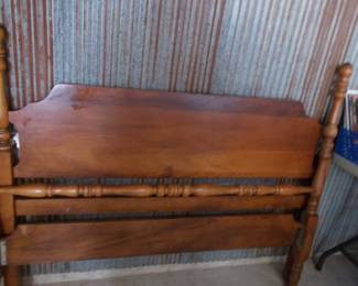 Antique complete bed frame