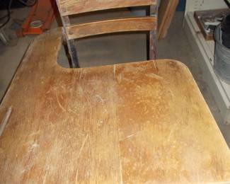 Vintage school desk