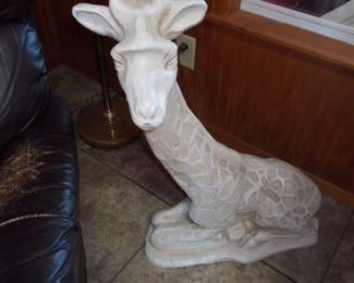 Plaster giraffe 