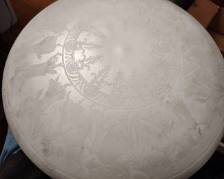 Steuben Glass Light Fixture 