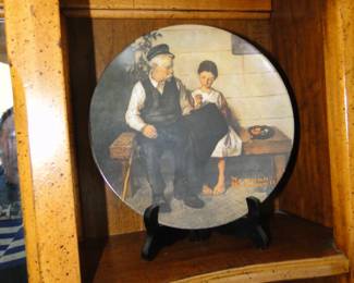 Norman Rockwell plates