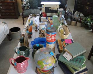 Toys, books globes and more