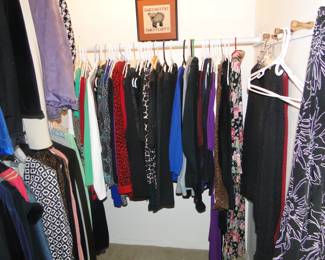 Women's clothing, clean, pressed and new