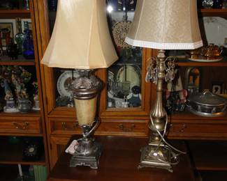 Very regal lamps, with classic shapes and shape
