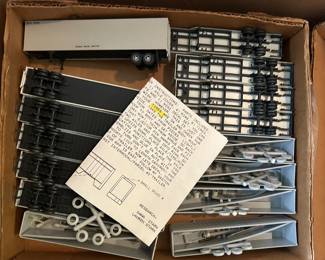 Model train building items plus tools