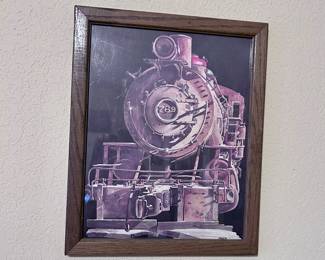 Railroad artwork and signs