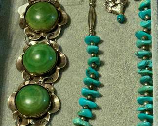 sterling and turquoise
