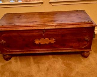 Lane cedar chest with key