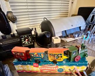wind up train in original box