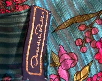 Oscar de la Renta vintage silk scarves