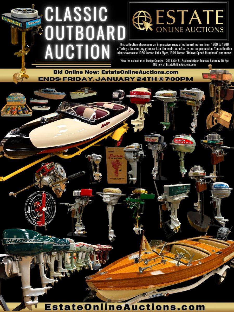 Outboard Auction Poster L