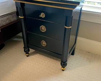 Neoclassical ebony stand
