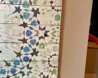 Parvez Taj Kenitra style reclaimed wood artwork