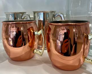 Pottery Barn Copper Mugs