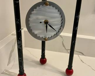 Post modern style clock