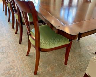 Grange Louis Phillippe Side Dining Room Chairs and Dining Room Table 