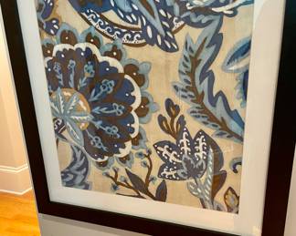 Indigo Tapestry II style Artwork by Chariklia Zarris