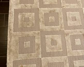 Geometric modern carpet 