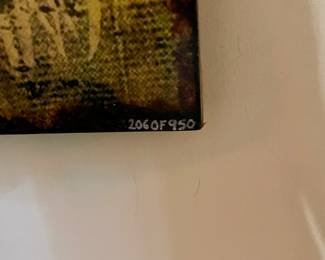 Z Galleries limited edition Beatles 206 of 950 