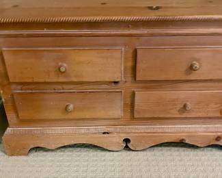 Pine Wood Chest