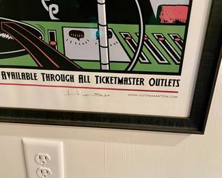 Beastie Boys Justin Hampton 2004 Framed - Signed and Numbered 