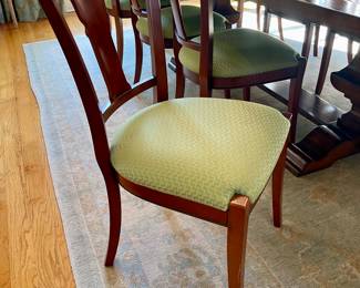 Grange Louis Phillippe Side Dining Room Chairs and Dining Room Table 