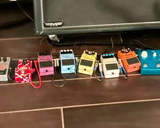 Assortment of Guitar Pedals sold separately