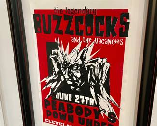 Buzzcocks Silkscreen Poster 