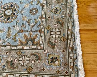 Asara Soumak Rug by Kalaty: Elevate your space with the enchanting beauty of this handcrafted Soumak runner, where tradition meets contemporary style. Woven with utmost care, this exquisite piece showcases intricate patterns and vibrant colors that effortlessly elevate any room, from hallways to dining areas. 