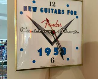 Fender 1958 Custom Shop Clock 