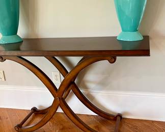 Large Console Table Walnut