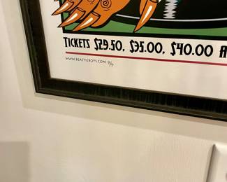 Beastie Boys Justin Hampton 2004 Framed - Signed and Numbered 