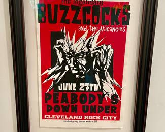 Buzzcocks Silkscreen Poster 