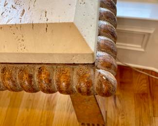 Kriess Monteceito Console Travertine Top