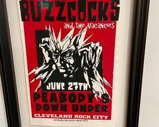 Buzzcocks Silkscreen Poster 