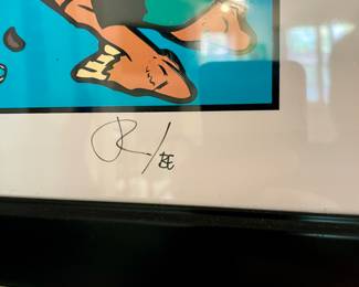 White Stripes Concert Poster 2001 Jermaine Rogers Brian Ewing Signed and Numbered