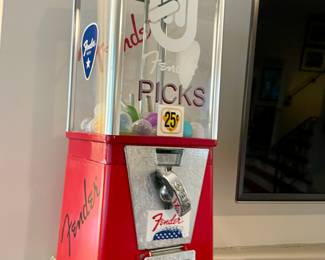 Fender picks dispenser machine