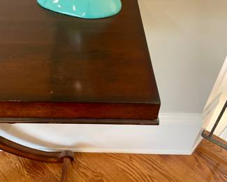 Century Furniture Walnut Console Table