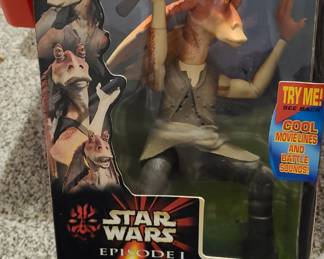90's Star Wars Jar Jar Binks toy figure