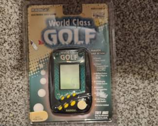 World class Golf electronic handheld game