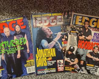 Metal Edge rock magazines
