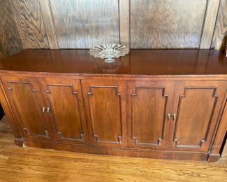 Buffet w linen drawers and storage shelves