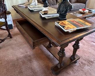 Jacobean 1914 circa library table