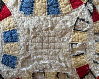 Closeup of quilt