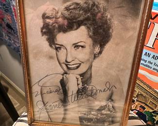 Signed movie star pictures