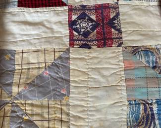 Closeup of quilt