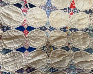 Closeup of quilt